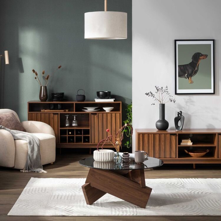 Obývací pokoj s nábytkem z kolekce TURRO.