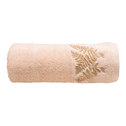 Béžový bavlněný ručník LANNA 70x140 cm