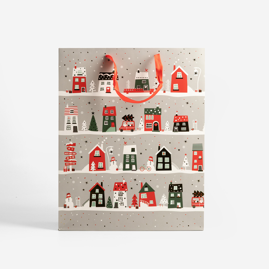 Vánoční dárková taška 41 cm MIX