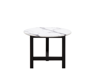 Mramorovaný kulatý stolek SAFI