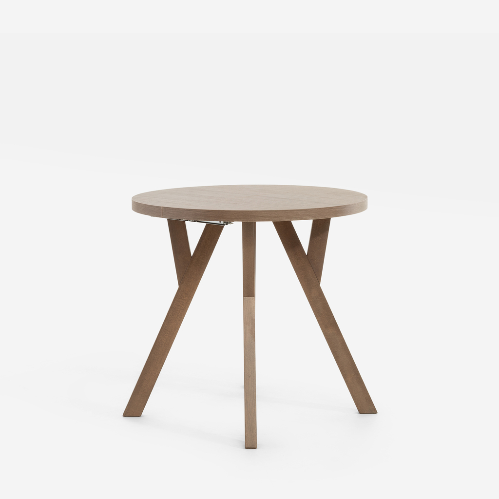 Kulatý rozkládací stůl PAOLO MINI 80-160 cm