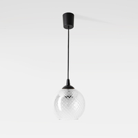 Průhledné závěsné svítidlo MIX fi 18 cm