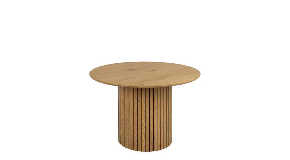 Kulatý stůl ORBIS s lamelami 120 cm