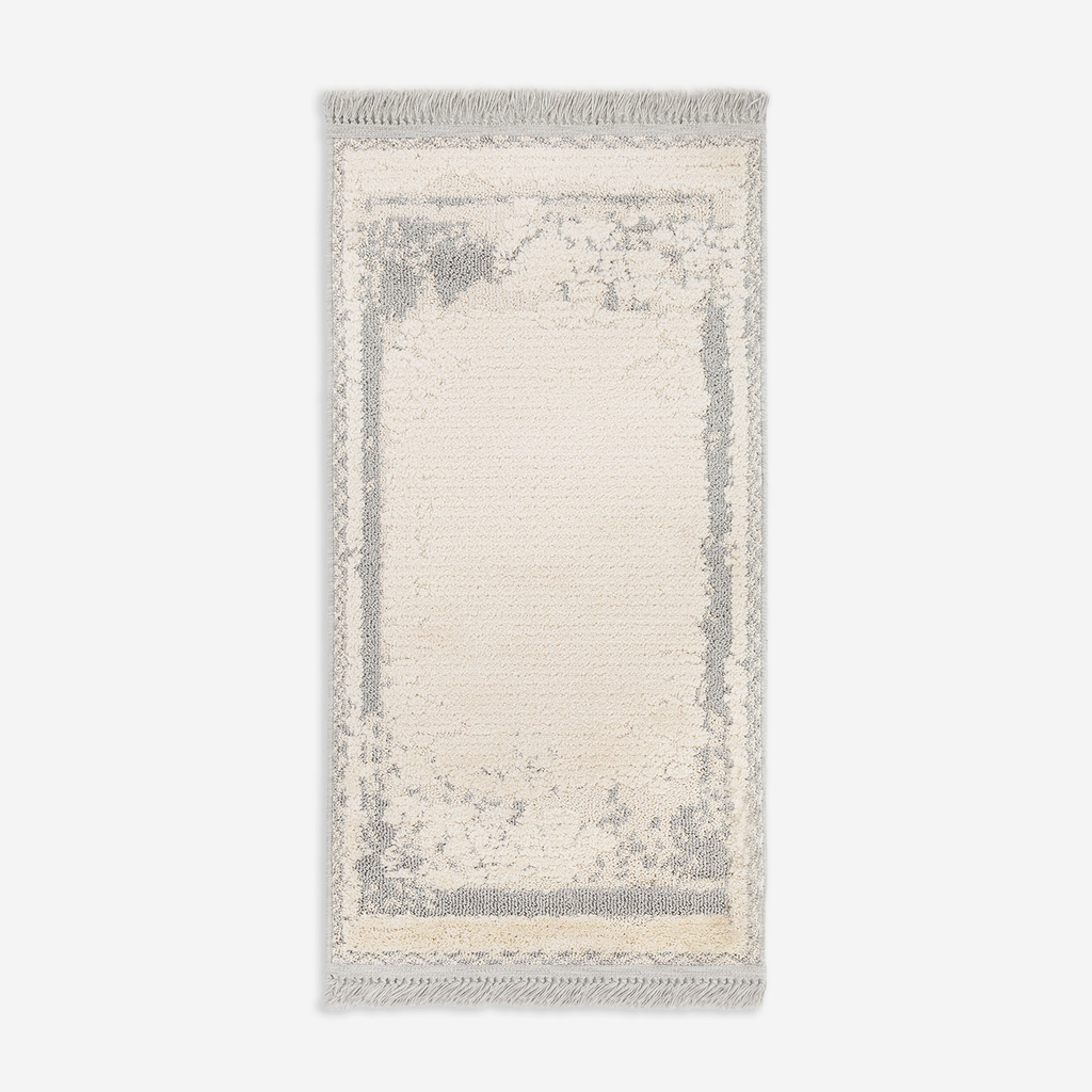 Koberec boho krémový NINA, 80x150 cm