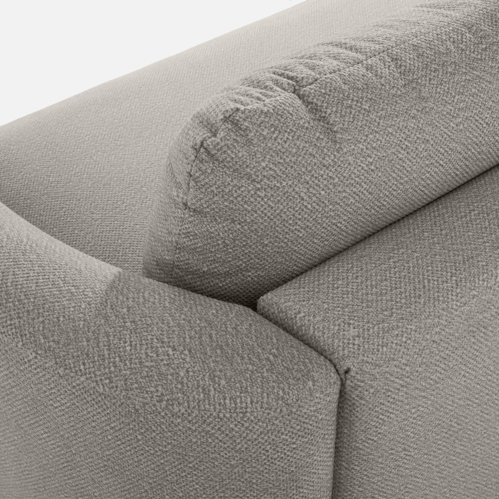 Rohová sedačka šedá RAVELLO levá