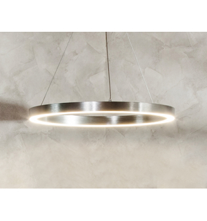 Stříbrné závěsné LED svítidlo CARLO 50 cm