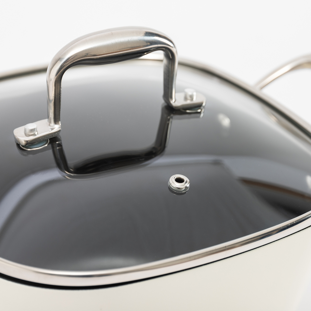 Bílý hrnec na indukci QUADRATO 3,5 l