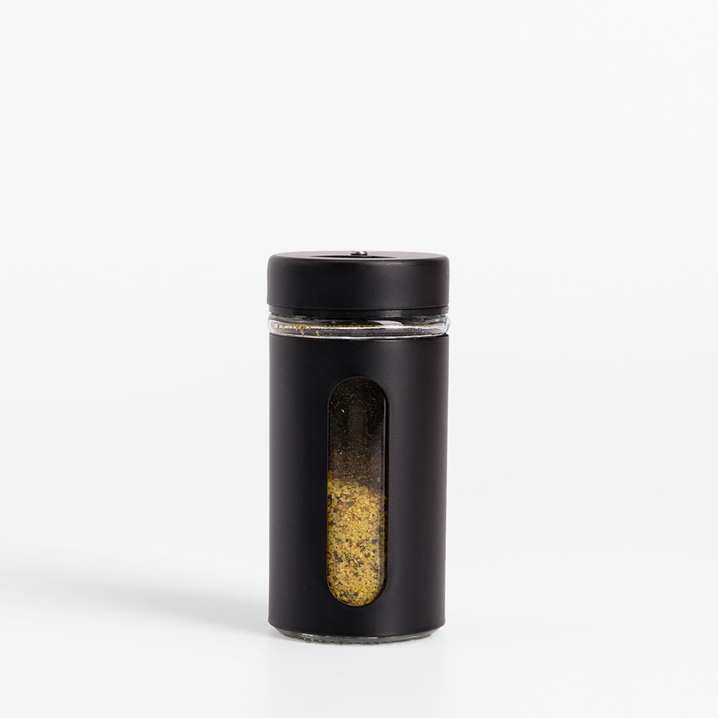 Kuchyňská nádoba se sypátkem, černá 120 ml