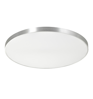 Kruhové stříbrné stropní LED svítidlo SIERRA 80 cm