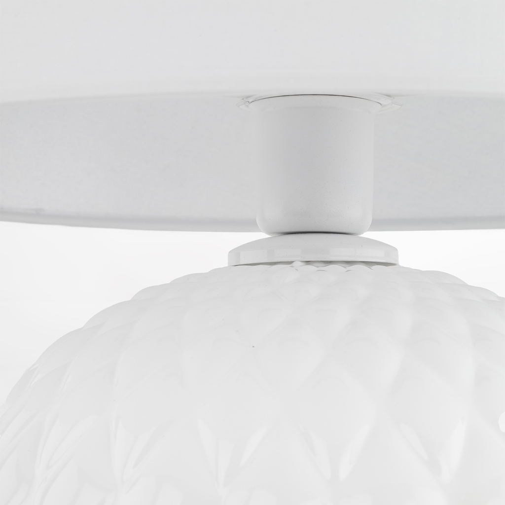 Stolní lampa SANTANA bílá