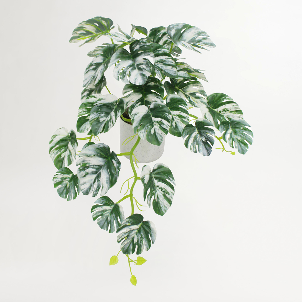 Umělá květina v květináči MONSTERA I 45 cm