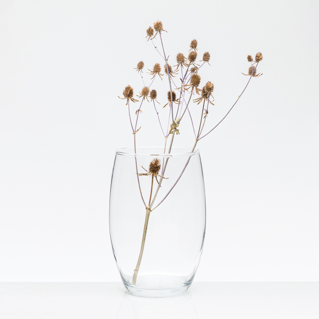 Skleněná váza TYRA 20 cm