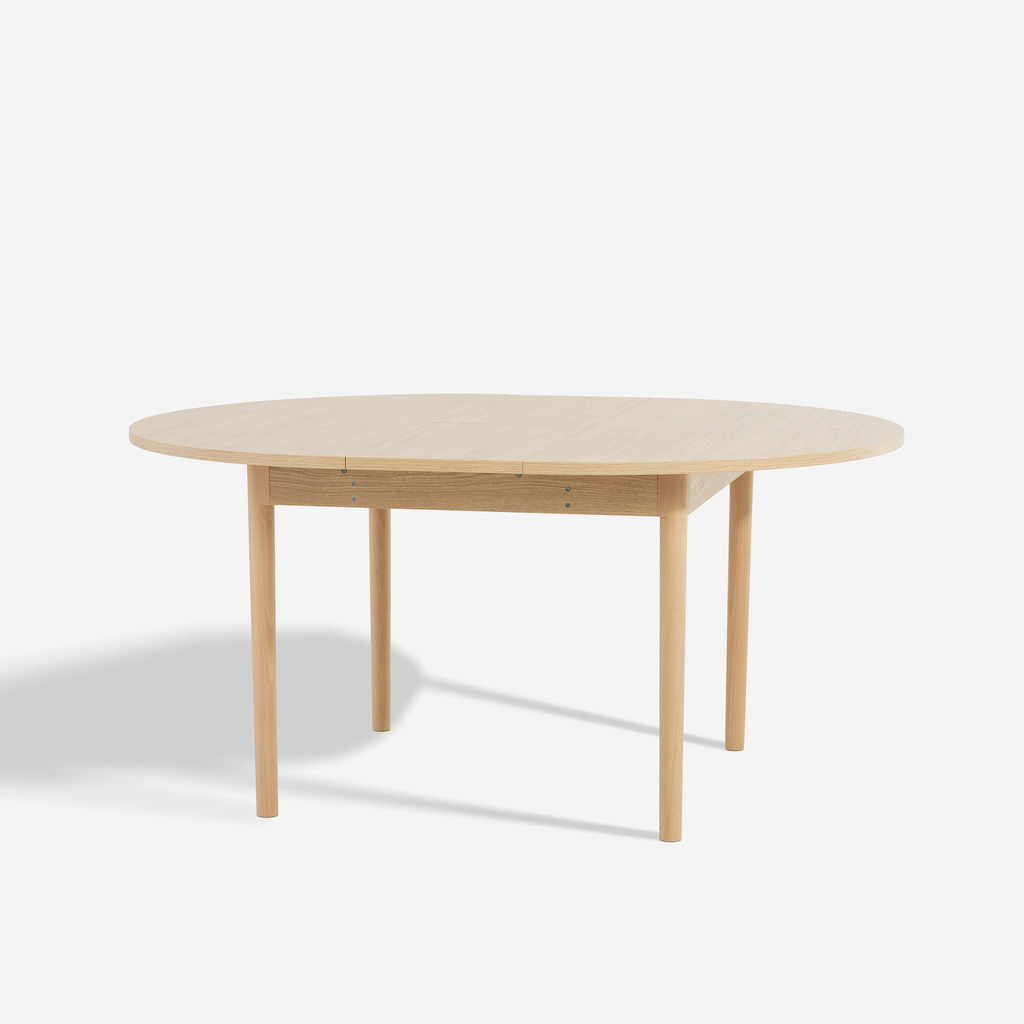 Kulatý rozkládací stůl CALASETTA 130-165 cm