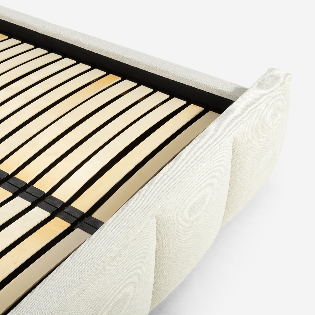 Krémová postel FABRIZZIO SQUERE P 160x200 cm