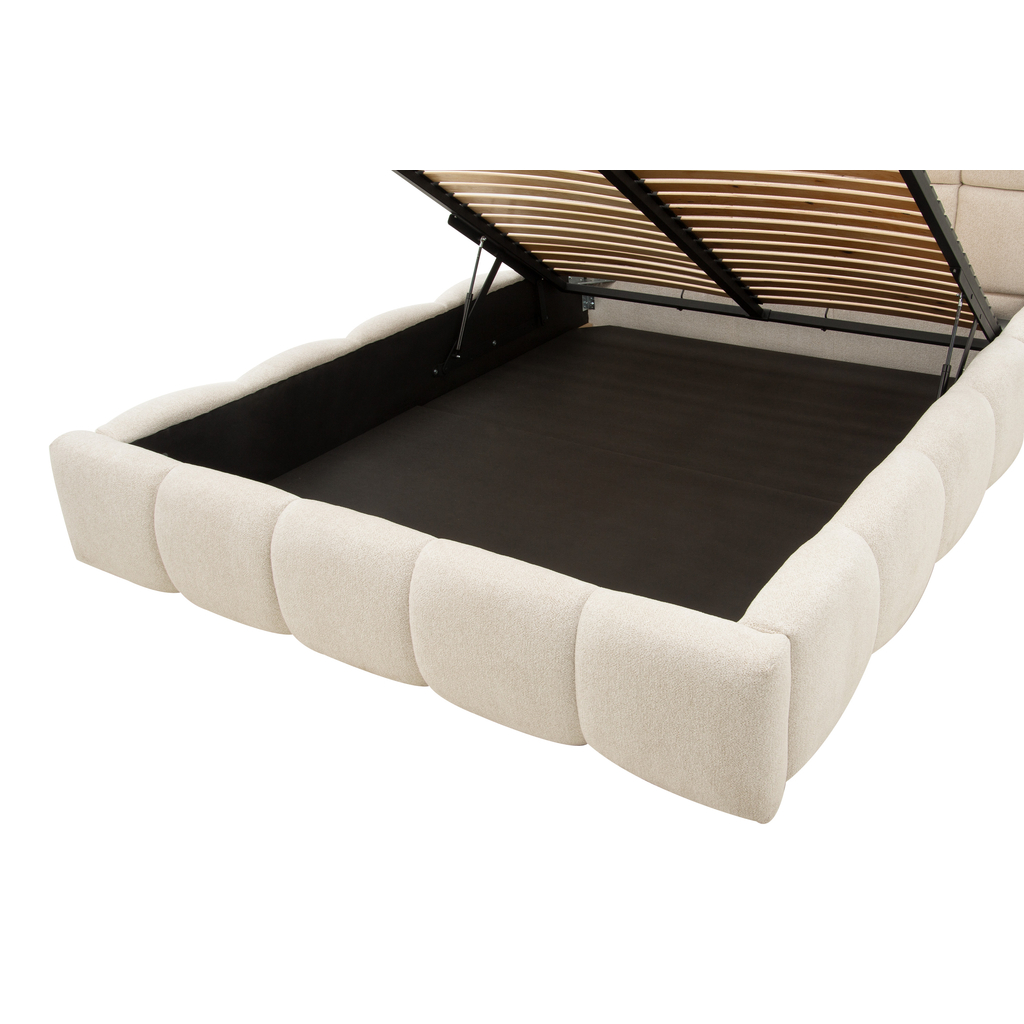 Čalouněná postel boucle CELINE 180x200 cm