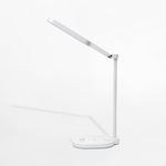 Bílá LED stolní lampa LUNA