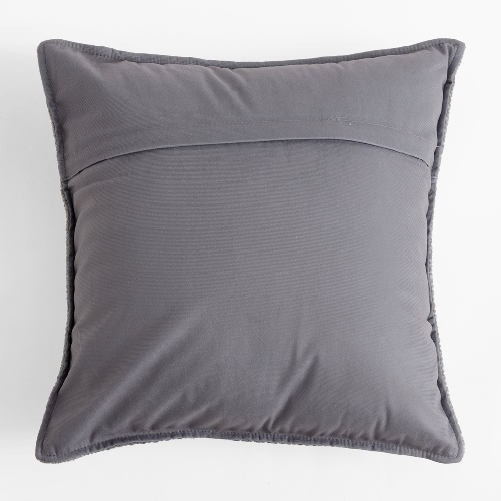 Poszewka dekoracyjna szara RIANO 45x45 cm