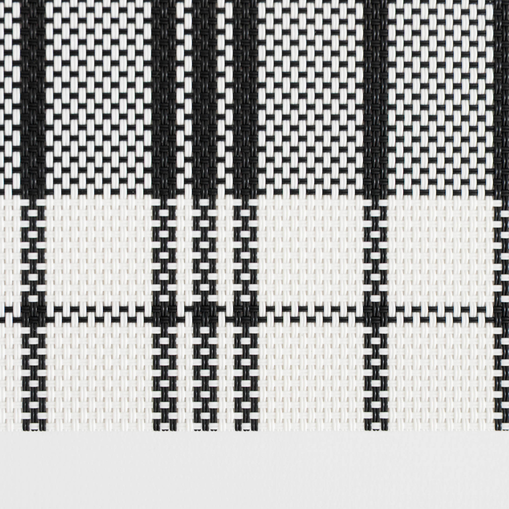 Prostírání mřížka černobílá 30x45 cm