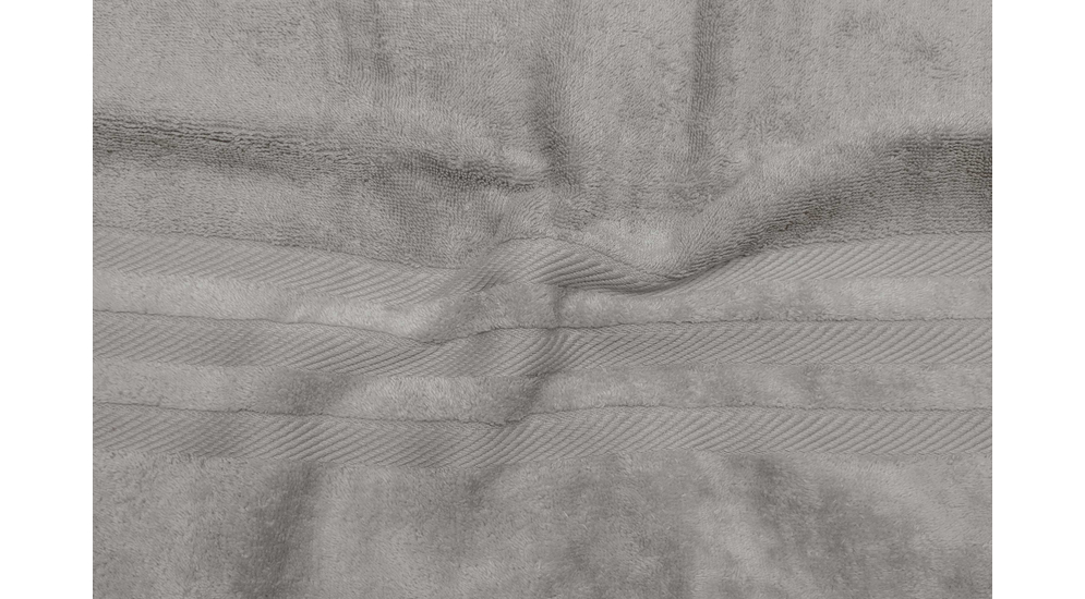 Ručník bavlněný tmavě šedý CAROLINE 70x140 cm