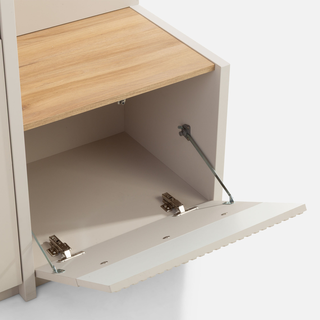 Předsíňová stěna s osvětlením OAK SQUERE