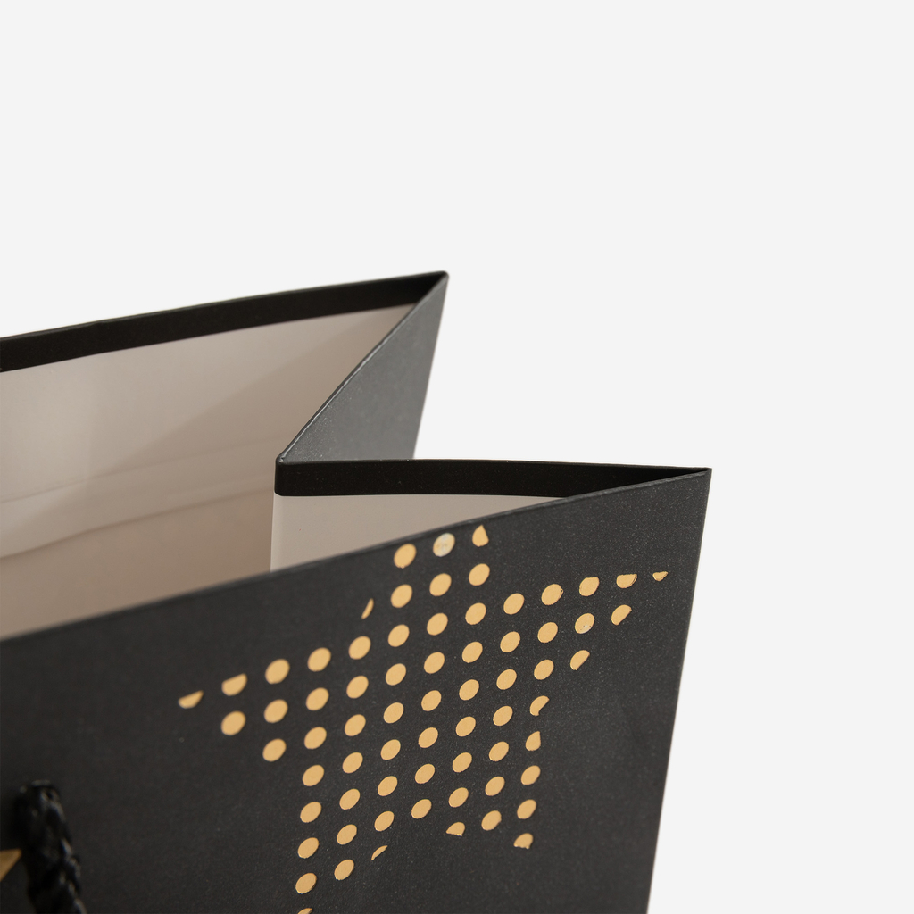 Dárková taška s hvězdičkami 32 cm MIX