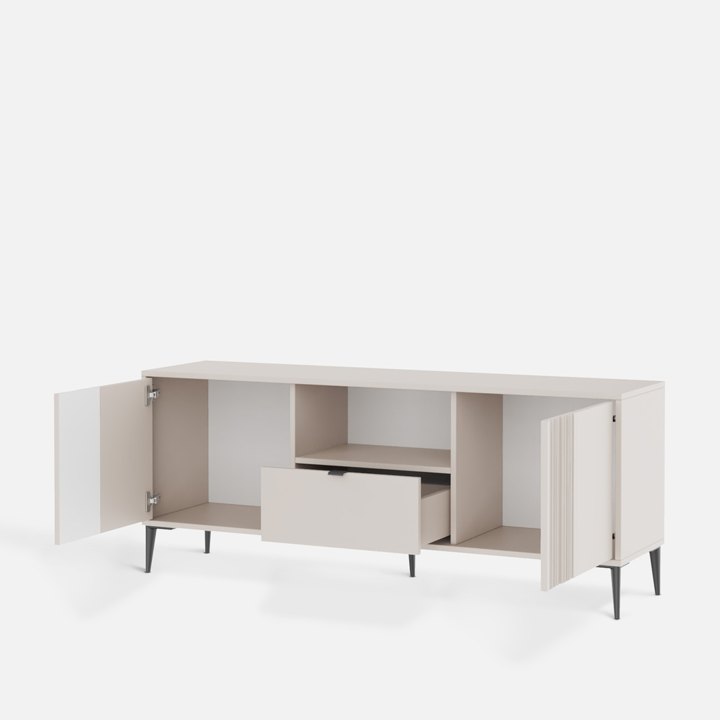 Široká skříňka na TV INERTIA kašmír