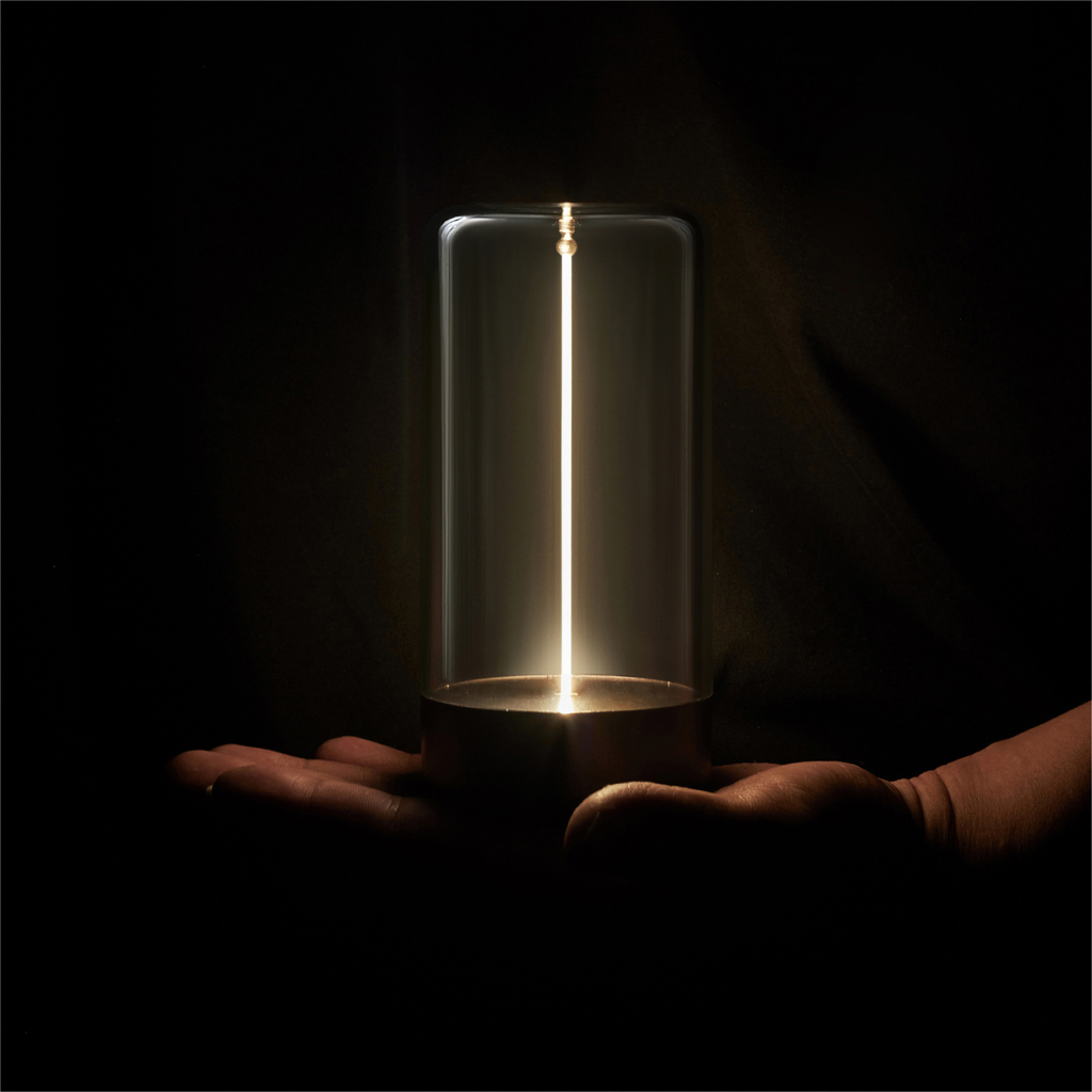 Venkovní stolní lampa s vláknem ESTERNO 14,5 cm