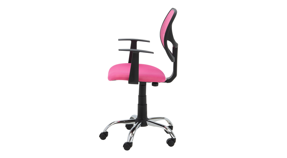 Růžová kancelářská židle se síťovinou NOPE