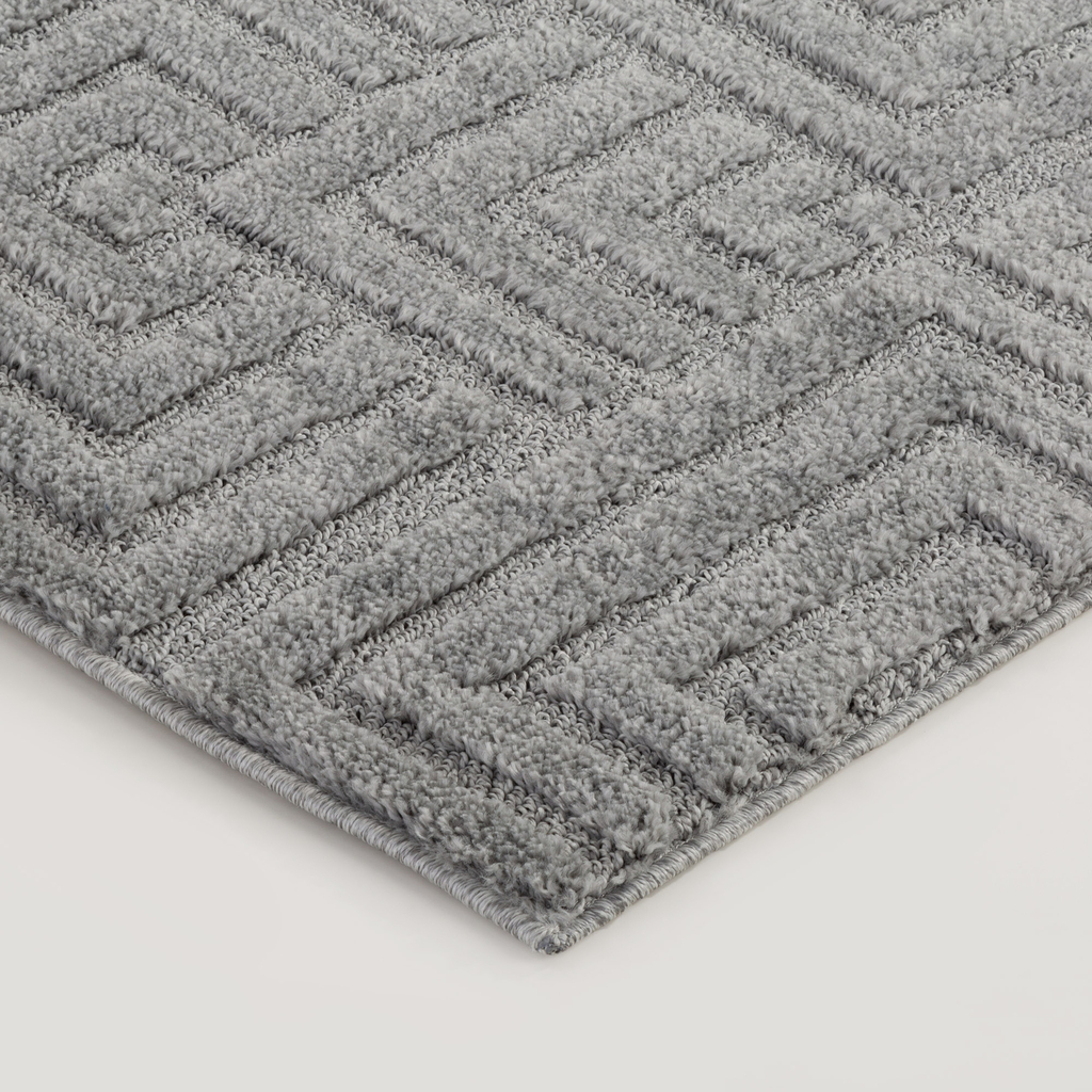 Šedý koberec LA CASA 3D 120x170 cm