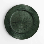 Dekorační zelený talíř 33 cm