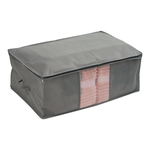 Box na prádlo / lůžkoviny 64x42x24 cm šedý