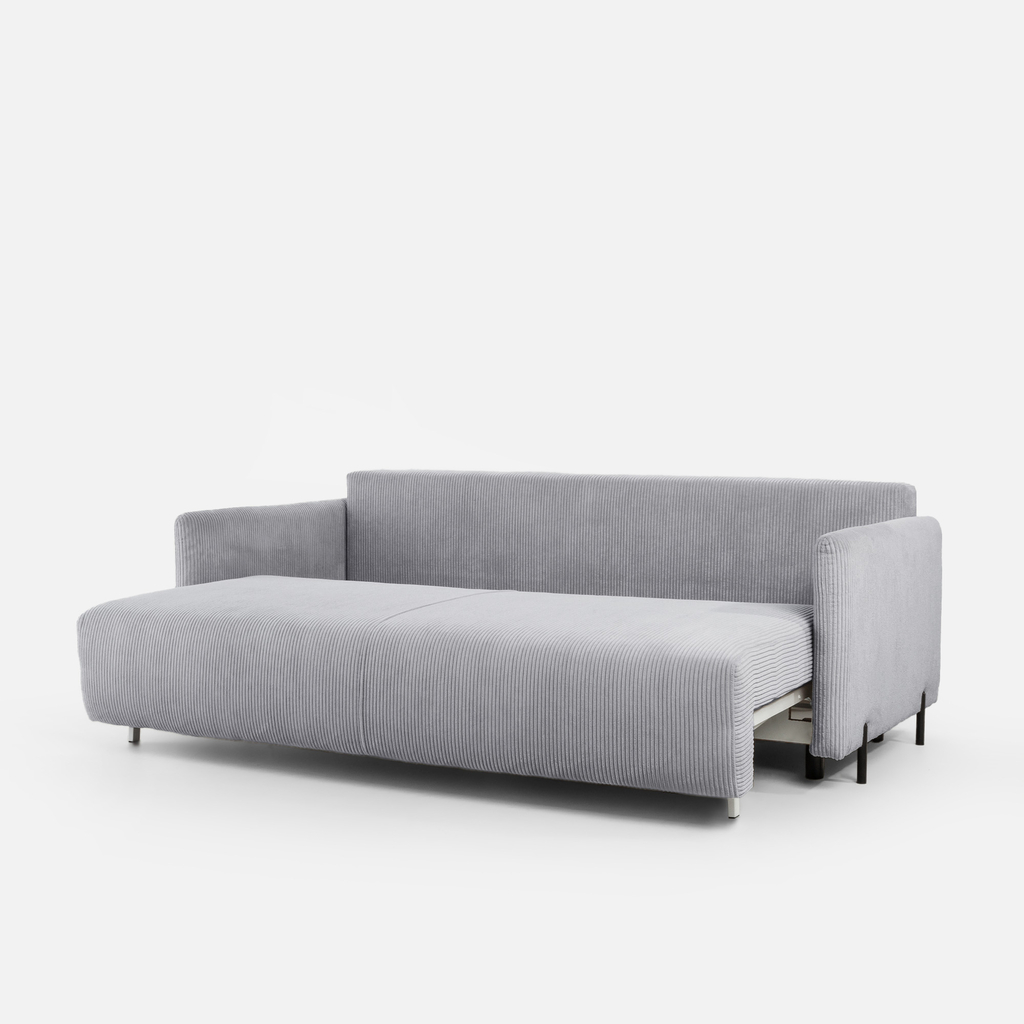 Manšestrová pohovka SORRENTO NEW světle šedá