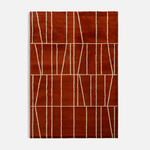 Moderní měděno-zlatý koberec CANNES 120x160 cm