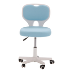 Modro-bílá kancelářská židle MELLODY