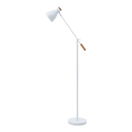 Skandinávská stojací lampa bílá JOSE