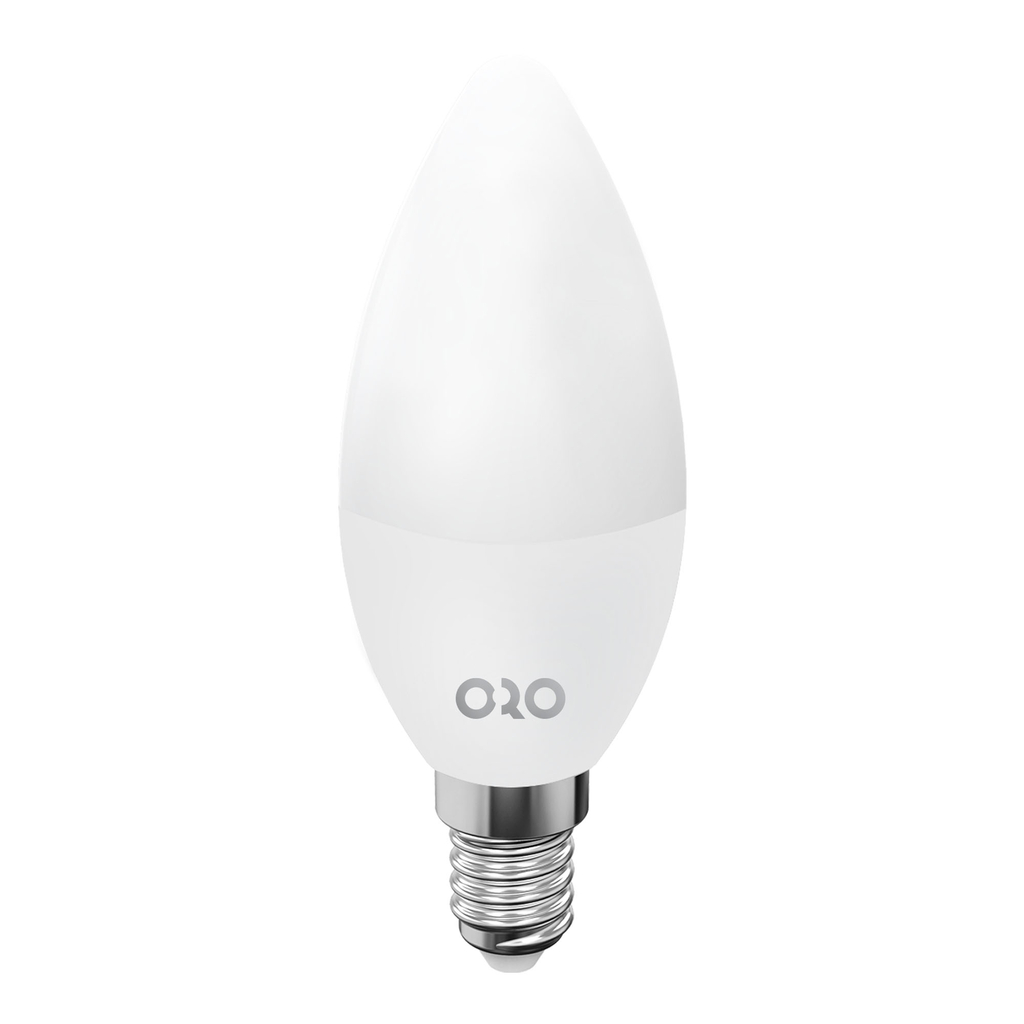 LED žárovka E14 7 W studená ORO-PREMIUM-E14-C37-7 W-XP