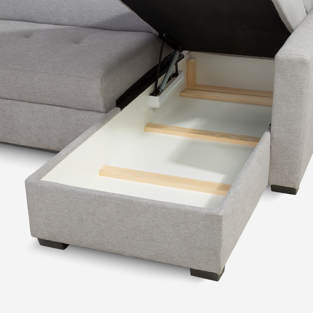 Rozkládací rohová sedací souprava FEN U levá