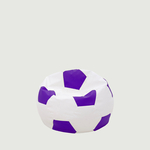 Sedací vak SPORT L bílo-fialový