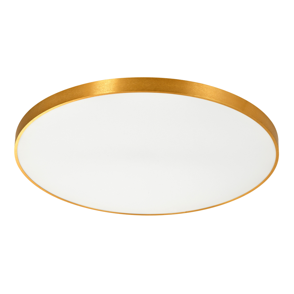 Zlaté kulaté stropní LED svítidlo SIERRA 80 cm