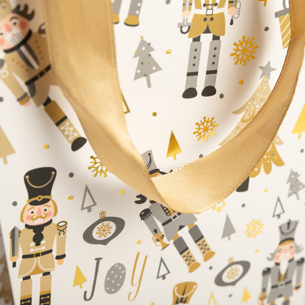 Dárková vánoční taška na láhev MIX