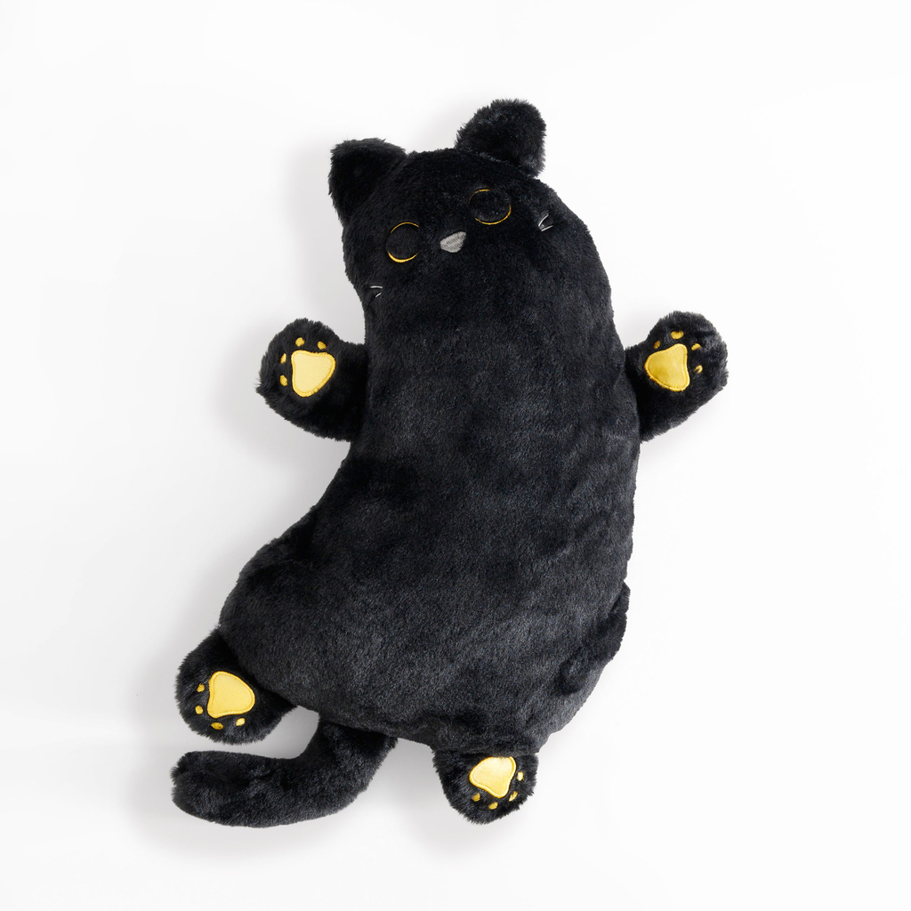 Polštář HUGGIE černá kočka 50x33 cm