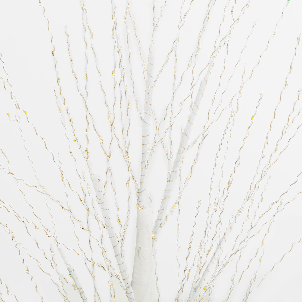 LED dekorace stromek IP44 120 cm bílý