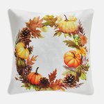 Povlak na polštář PUMPKIN podzimní věnec 45x45 cm