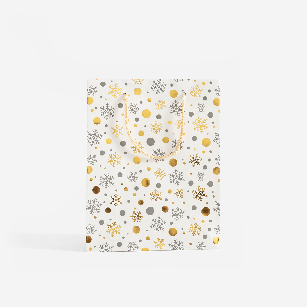 Vánoční dárková taška hvězdičky S MIX