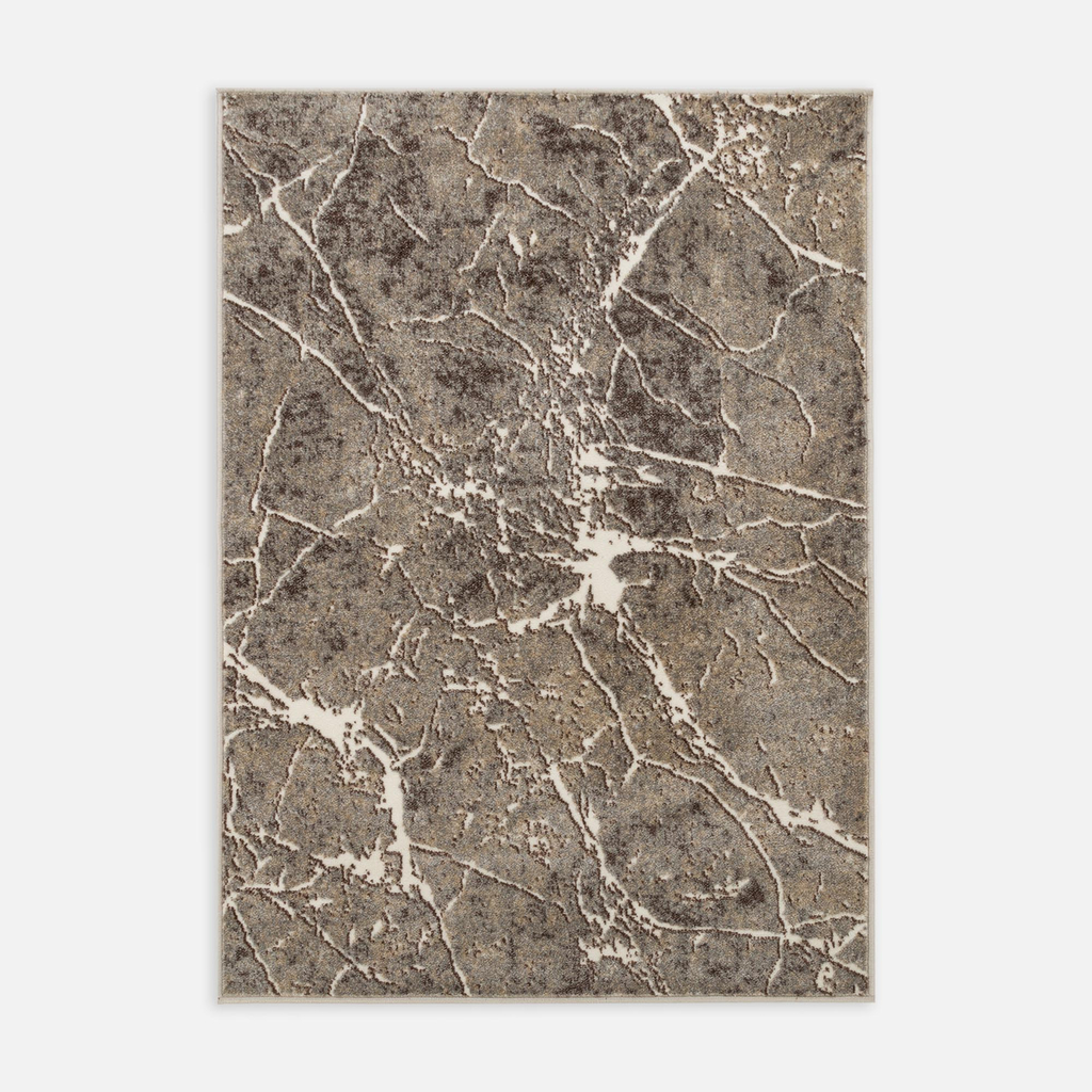 Abstraktní koberec ARCO 60x110 cm, béžový