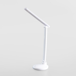 Bílá stolní lampa LED 6W s USB nabíjením