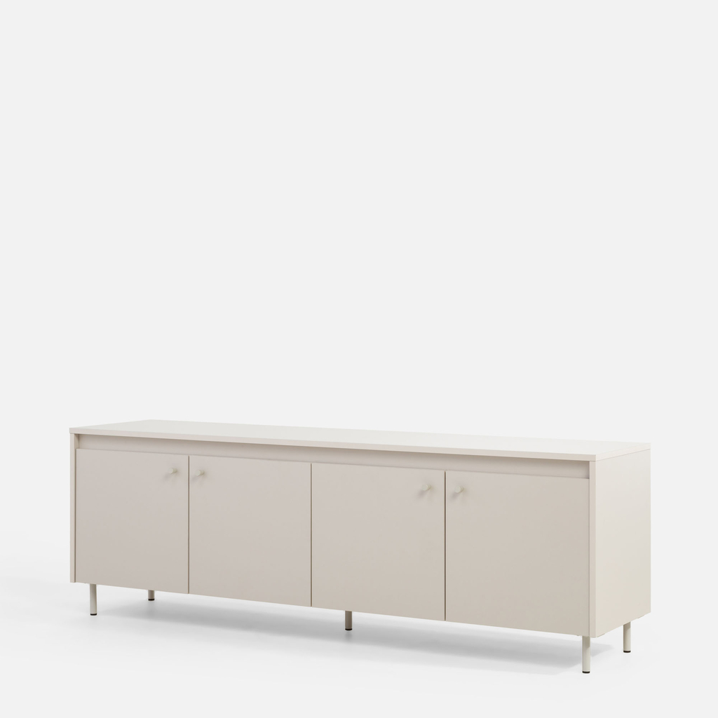 Kašmírový TV stolek na kovových nožkách TORINO