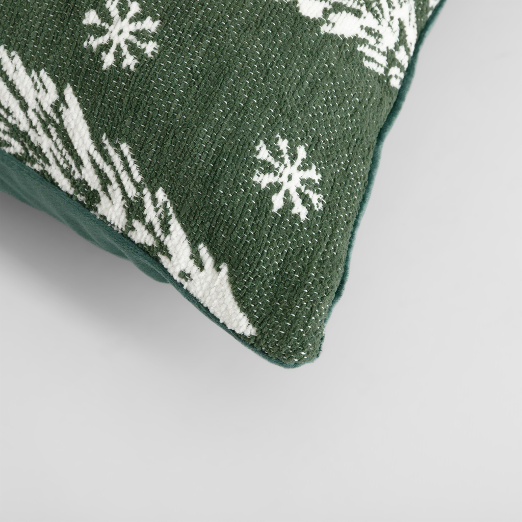 Povlak na polštář se stromečky zelený ENJOY 45x45 cm