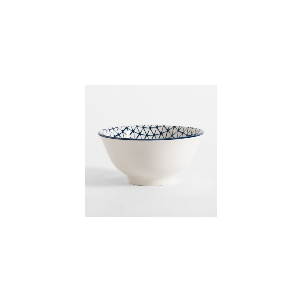 Porcelánová miska ALORA bílo-modrá 650 ml