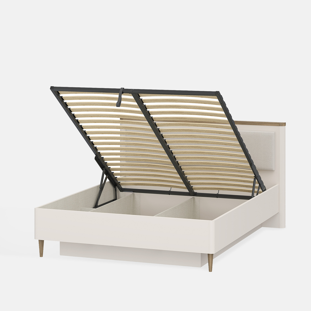 Postel s čalouněným čelem a roštem LACETTI 160x200